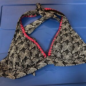 Kenneth Cole Black and White Bikini Top- new!